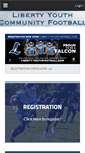 Mobile Screenshot of liberty-youthfootball.com